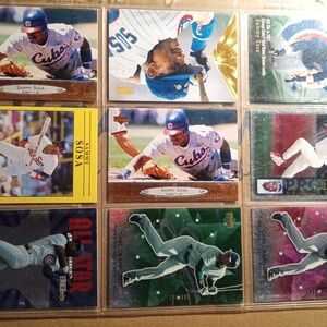 Sammy Sosa Baseball And Call Crawford , Barry Larkins Card Collection